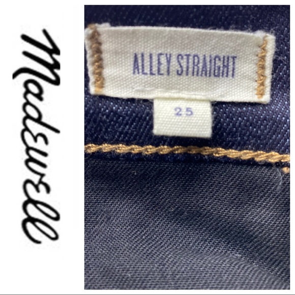 💕SALE💕Madewell Alley Straight Premium Denim Jean - Picture 7 of 11
